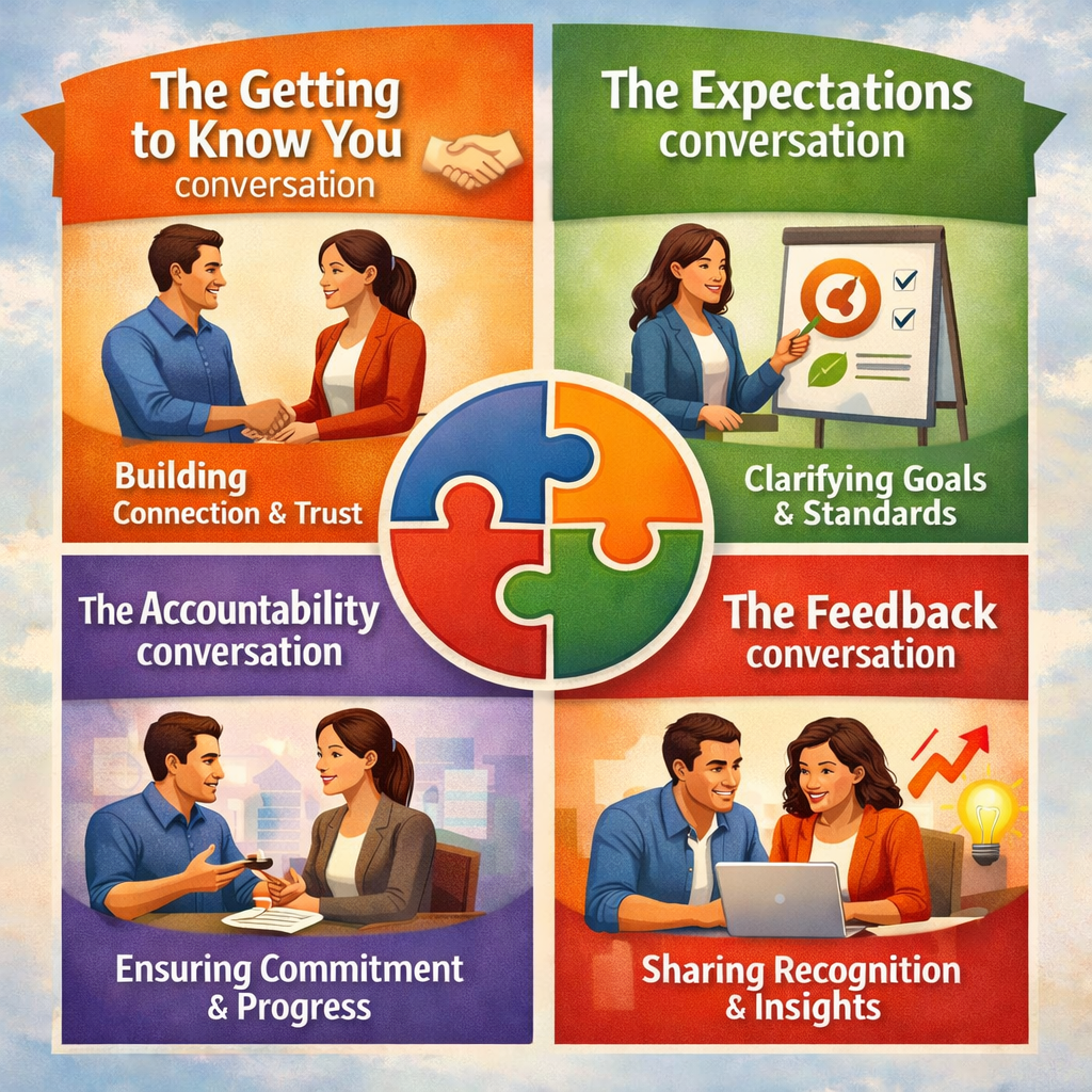 The 4 Conversations Every Leader Must Learn to Have (and Why Most Get Them Wrong)